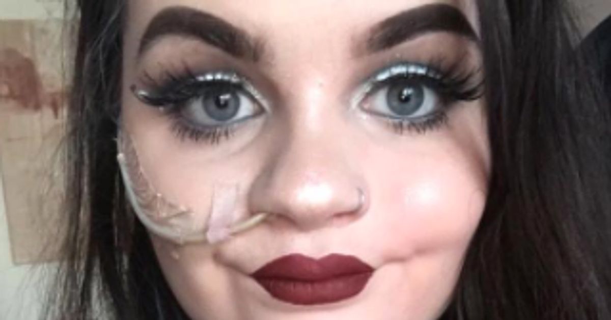 Move Over Zoella This Womans Feeding Tube Beauty Looks Are Set To
