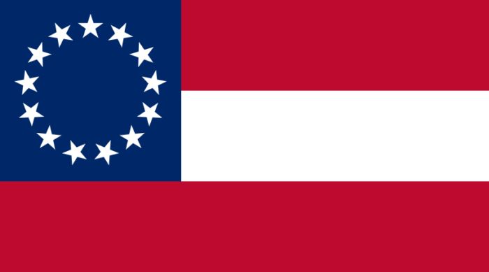 The National Flag of the Confederate States of America