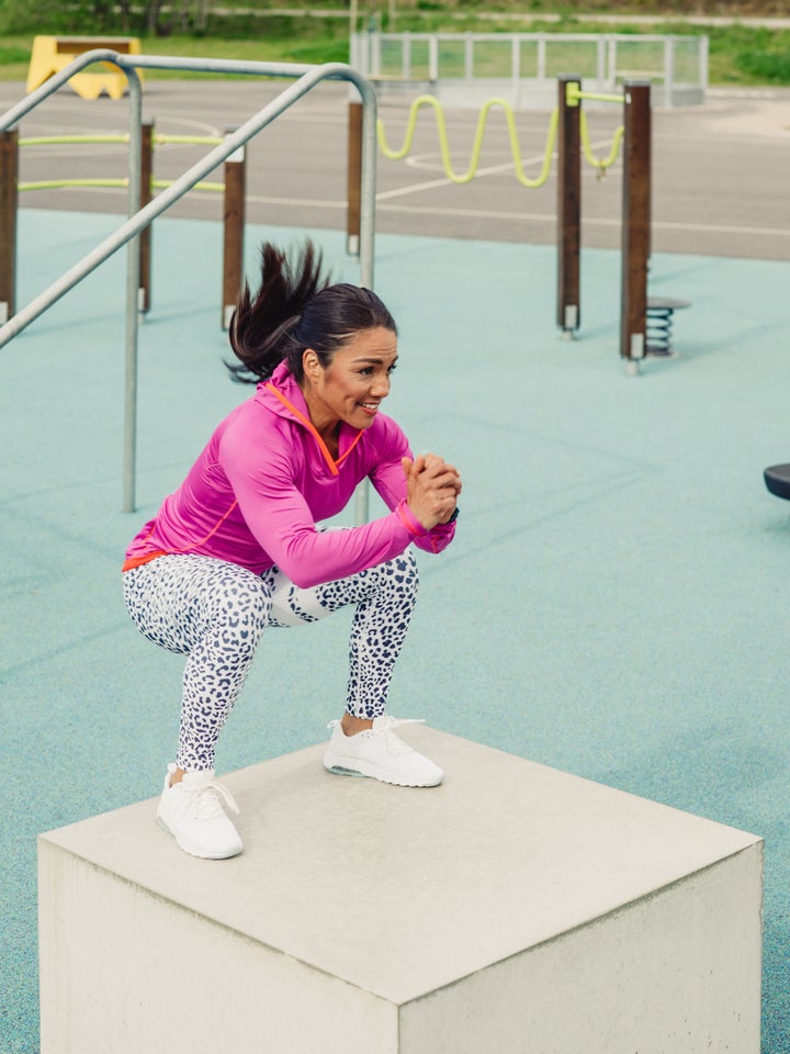 Women in Sport professional personal trainer working out knape via Getty Images