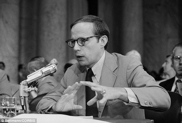 <p>John Dean Testifying Before the Senate Watergate Committee in June 1973</p>