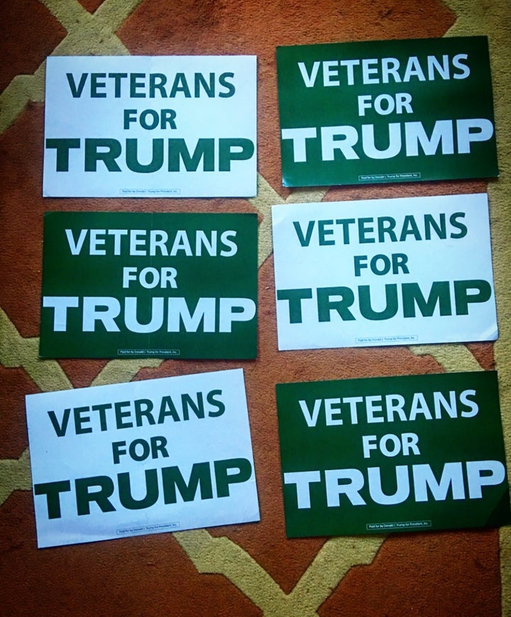 Signage I brought back from the first night of last year’s Republican National Convention in Cleveland, Ohio.