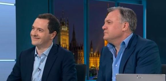 George Osborne gave his take on the shock exit poll 