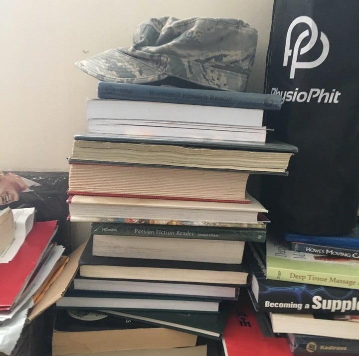 Books in Reality Winner's Augusta, Georgia, house show a young woman with a variety of interests.