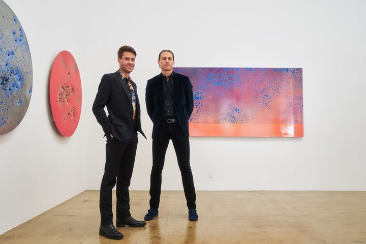 <p>Nicholas Hunt and Mugello founder James Wright</p>