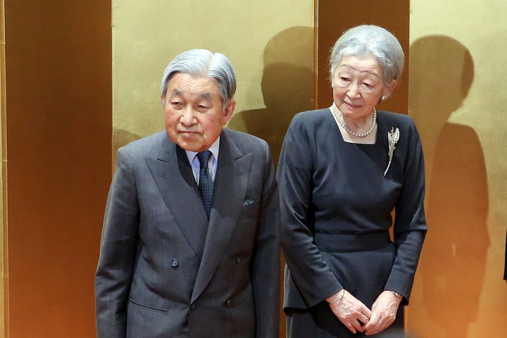 Japanese Emperor Akihito, shown here with Empress Michiko, would like to abdicate before health issues interfere with his duties.