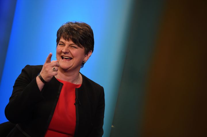 DUP leader Arlene Foster has spoken out amid claims the party will form a coalition to help Theresa May retain power