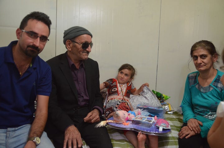 Journalist Allen Kakony, Christina’s father Khadr Azzou Abada, Christina and her mother Aida Hana Noah
