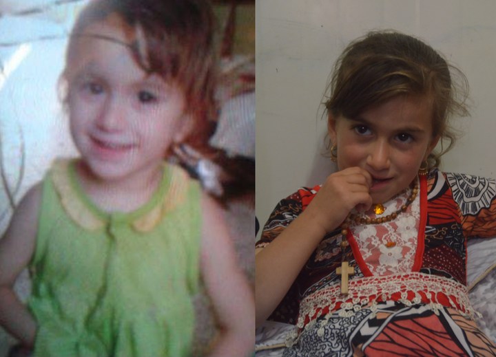Christina before and after the kidnapping