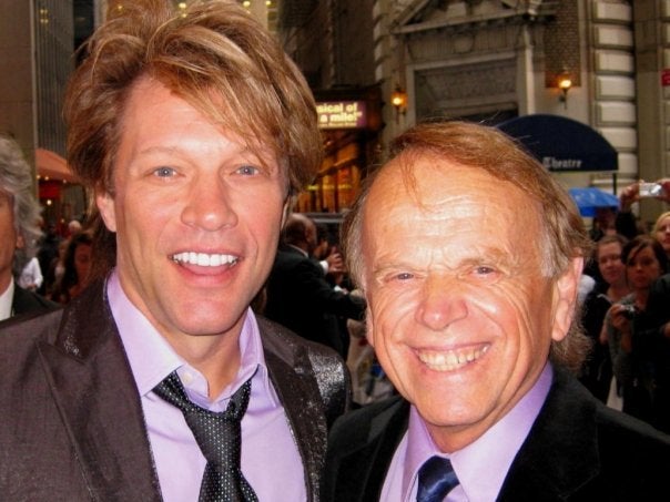 <p>Jon Bon Jovi and Beach Boy Al Jardine</p>