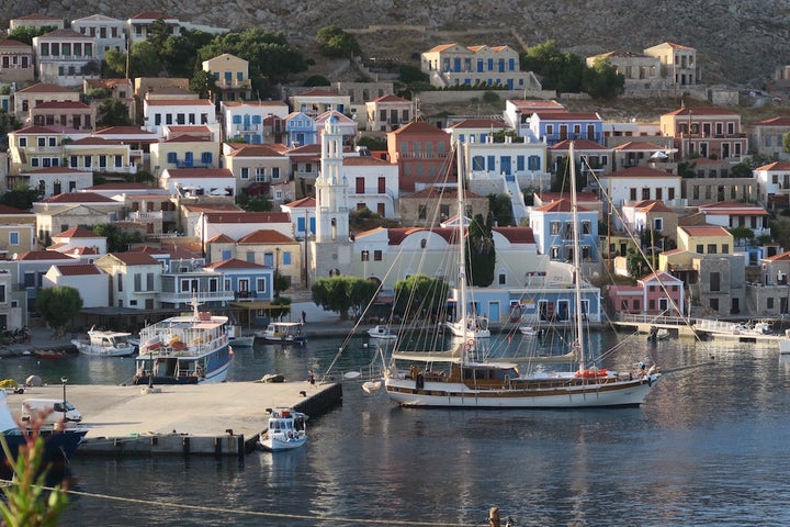 The Naviga I moored up at Chalki