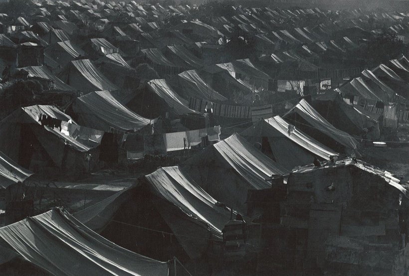 Palestinian refugee camp near Damascus, Syria, 1968.