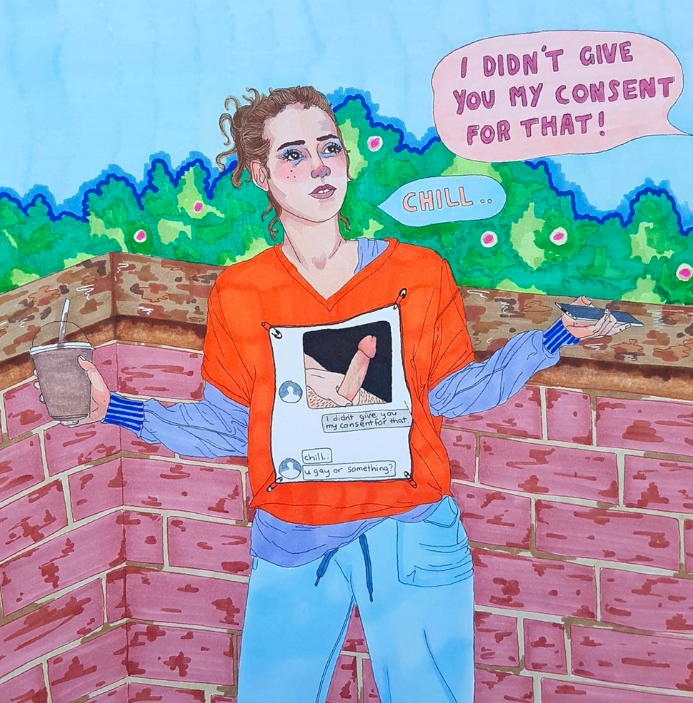 How 150 Unsolicited Dick Pics Are Bringing Women Artists Together Huffpost