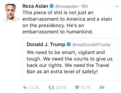 Resultado de imagen para Reza Aslan donald Trump