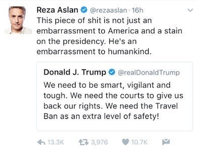 Resultado de imagen para Reza Aslan donald Trump