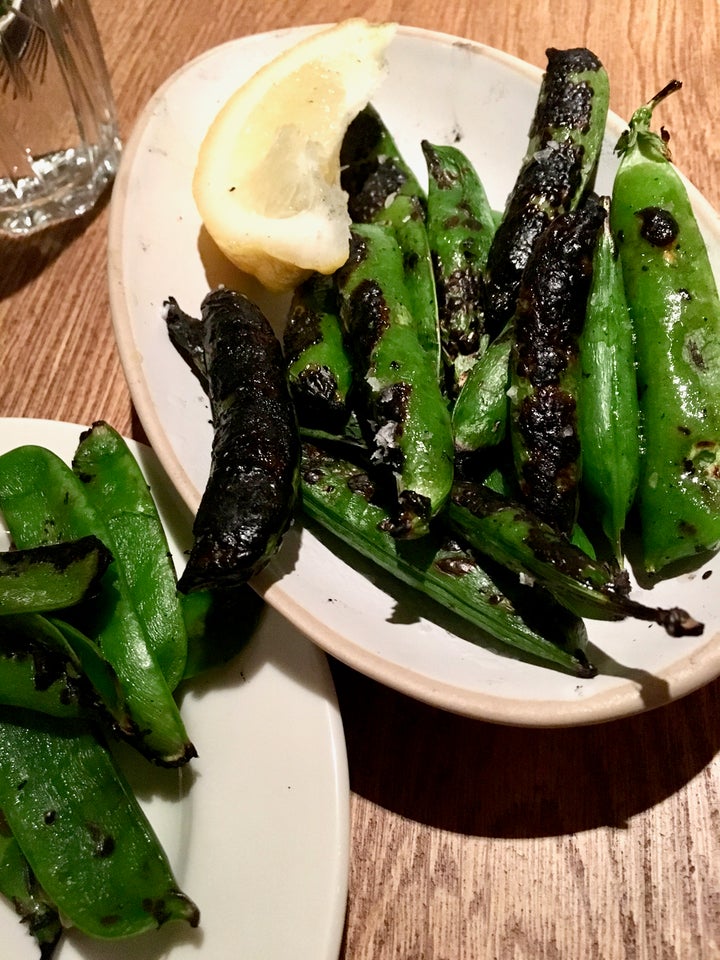 Grilled peas are a great way to start a summer dinner