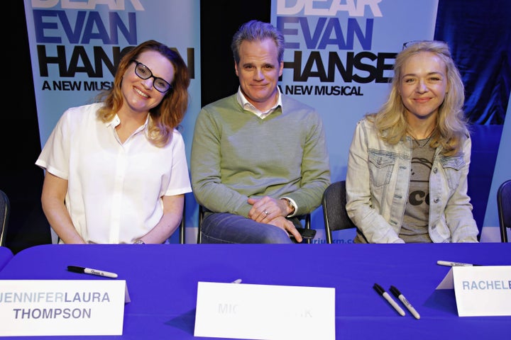 The three parents of the play say "Dear Evan Hansen" has changed their perspective on many things. 