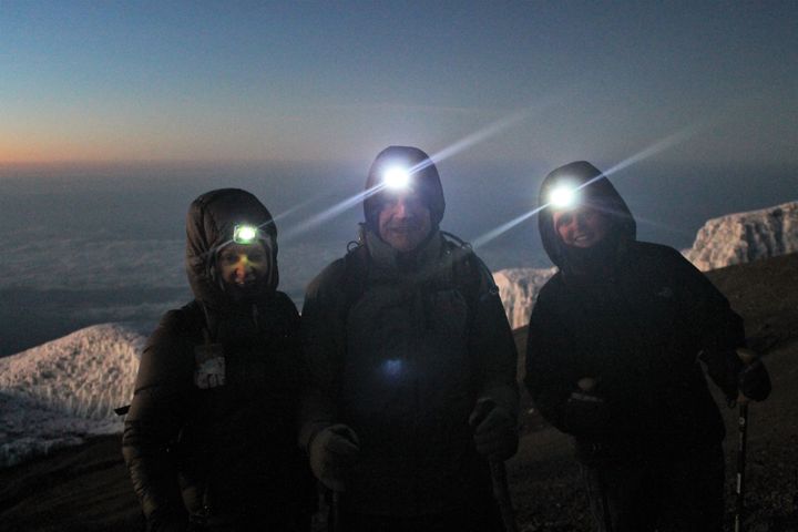 Make sure headlamp batteries are fresh, because they last shorter in chilly conditions