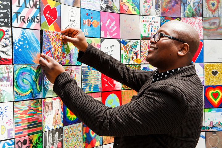 Just ahead of Capital Pride, Tituss Burgess (actor, Unbreakable Kimmy Schmidt) joined Marriott International to unveil the brand new #LoveTravels Mosaic in D.C.’s Freedom Plaza to raise awareness and support for LGBTQ homeless youth.