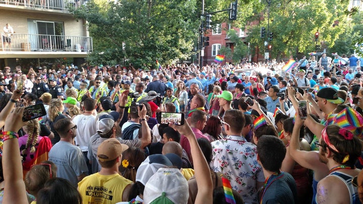 The protesters submitted a list of demands to the organizers of the annual Capital Pride Parade.