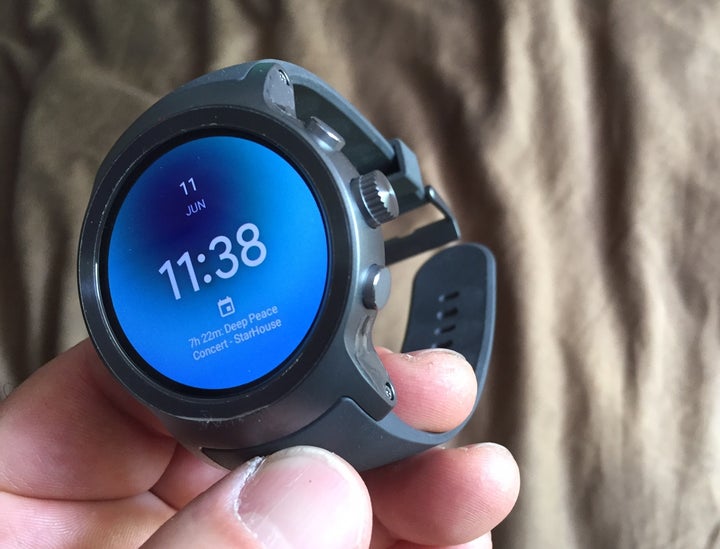 <p>LG Watch Android Wear Sport: Track steps on the trail, set a timer for the Dutch oven Mexican lasagna, and turn off all calendar reminders.</p>
