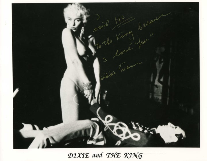 Burlesque dancer Dixie Evans who loved working carnival circuit