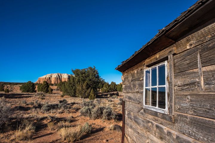 Morrell Cabin in the Cathedral Valley.