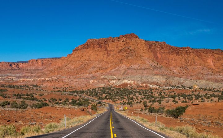 Highway 24 into Capitol Reef National Park in Southern Utah... epic! 