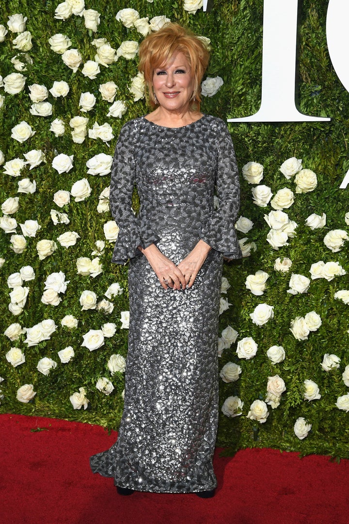 Bette Midler at the 2017 Tony Awards.