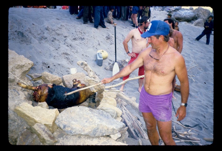 Village roast on the Yangtze. Not what you think.