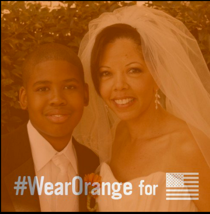 Ms. McBath and her son, Jordan Davis.