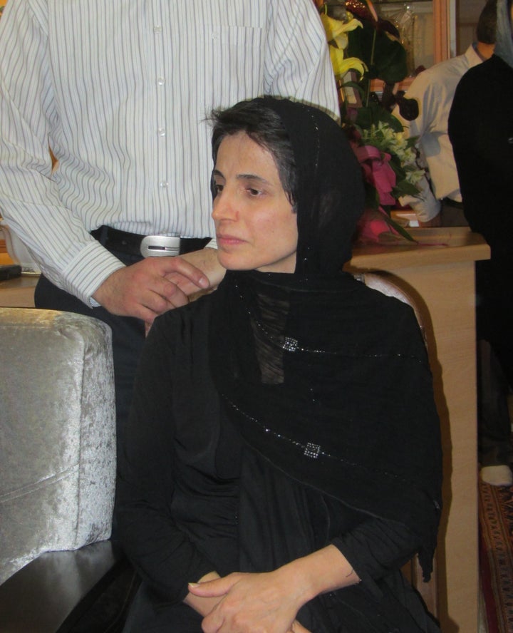 Iranian human rights defender Nasrin Sotoudeh.