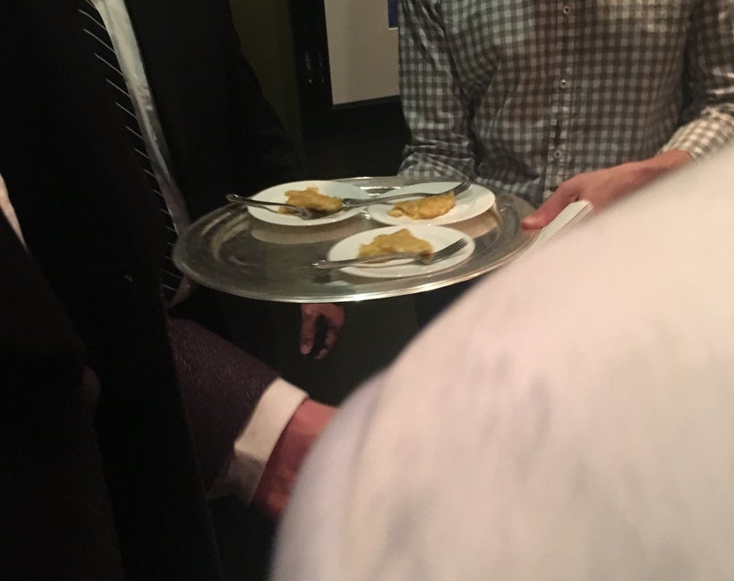 People were seriously waiting for the omelettes.