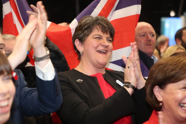 DUP leader Arlene Foster.