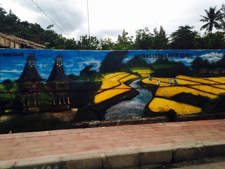 Art is everywhere in Dili, capital of Timor Leste. 2017.