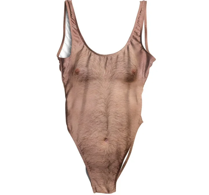 Hairy chest bathing deals suit