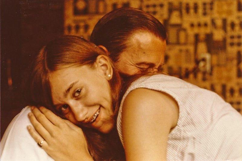 The author, Linda Gray Sexton, with her father, Al Sexton circa the 1960s.