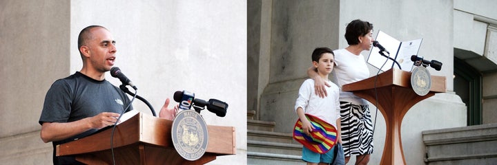 RI Mayor, Jorge Elorza - RI Governor, Gina Raimondo and son