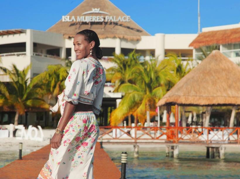 Arriving to <a rel="nofollow" href="http://www.palaceresorts.com/islamujerespalace/" target="_blank">Isla Mujeres Palace Reso