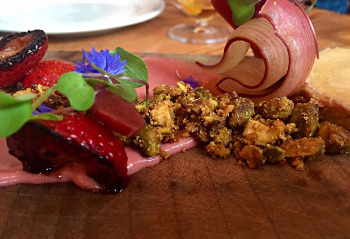<p>Smoked foie gras torchon</p>