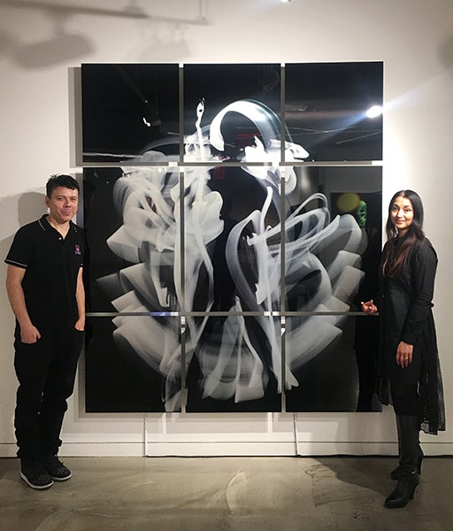 <p>Enlighten (NYC Artist Muse Installation): Sheinina Raj & The Crystal Method</p>