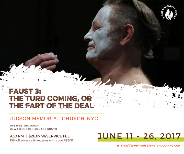 <p>“Faust 3” at Judson Memorial Church in NYC</p>