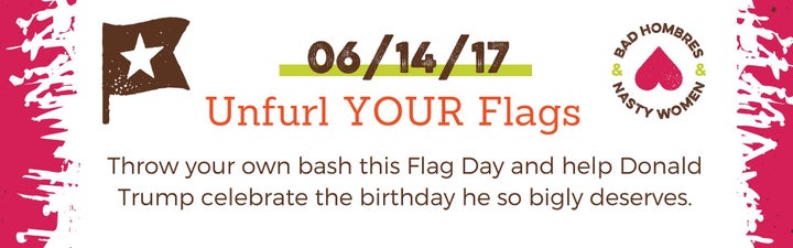 <p>The Bad and Nasty Collective will throw Trump the birthday bash he so bigly deserves. Covfefe for everyone!</p>