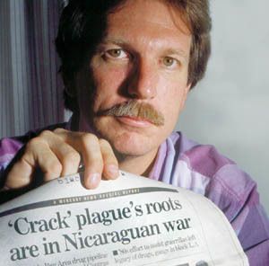 Gary WebbInvestigative Reporter who wrote series in San Jose Mercury News implicating CIA in drug trafficking conspiracy. Years later was found dead in his apartment with two bullets in his head. — Death was ruled a suicide. 