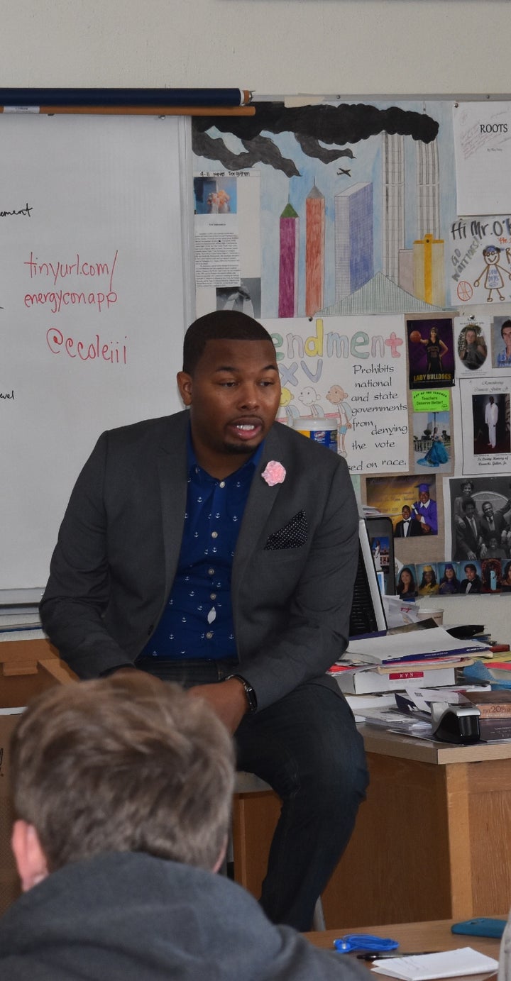 <p>Engaging with students around what they want to see different in their schools and community. </p>