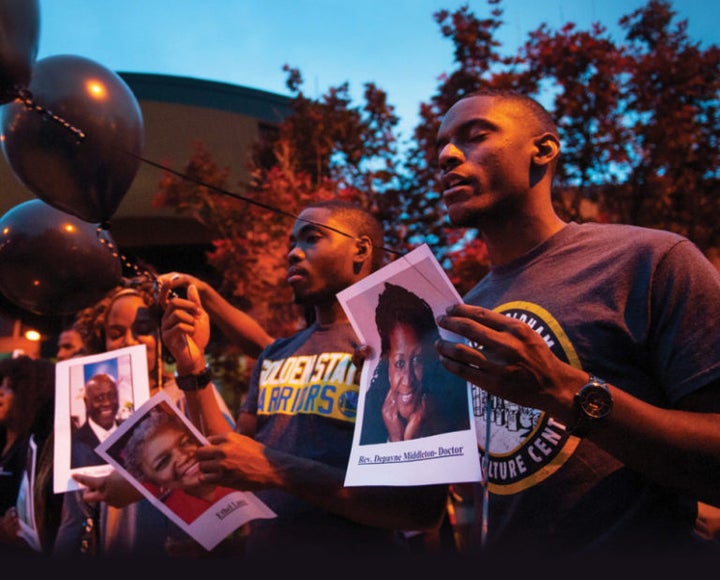 Prayer Vigil for the Nine Victims of the Charleston Shooting. 