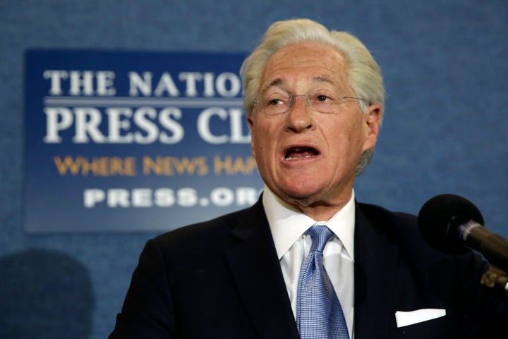 Trump's personal attorney, Marc Kasowitz, speaks to the news media after the congressional testimony of former FBI Director James Comey, at the National Press Club in Washington, U.S. June 8, 2017.