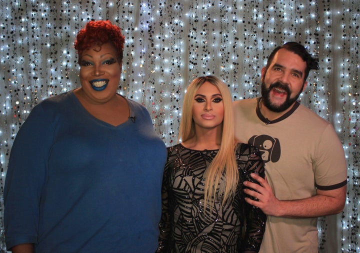 Lady Red Couture, Naysha Lopez and Jonny McGovern on Hey Qween