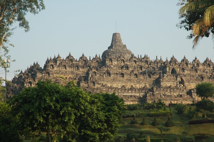 Ngôi đền Phật giáo cổ Borobudur, Megalang, đảo Java, Indonesia. Ảnh wikitravel.org