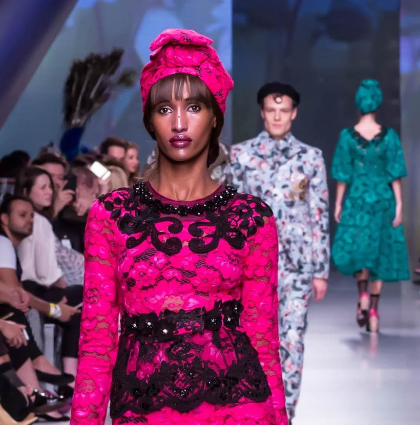 Model wearing Antonio Marras