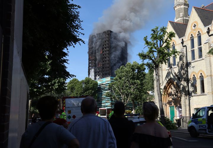 Fire services said there were a 'number of fatalities' in the blaze at Grenfell Tower